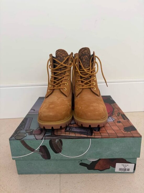 Derschutze Thangka Boots Wheat US 9.5 EU 43 New in Box Wearable Art main image 6